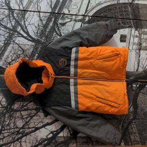 Boys orange/grey/black OshKosh B'gosh winter jacket